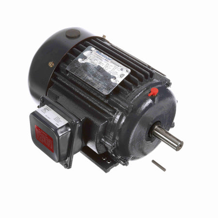 Marathon Electric General Purpose Motor, 1.50 & 1 HP, 3 Ph, 60 & 50 Hz, 230/460 & 190/380 V, 1800 & 1500 RPM, 145T Frame, TEFC