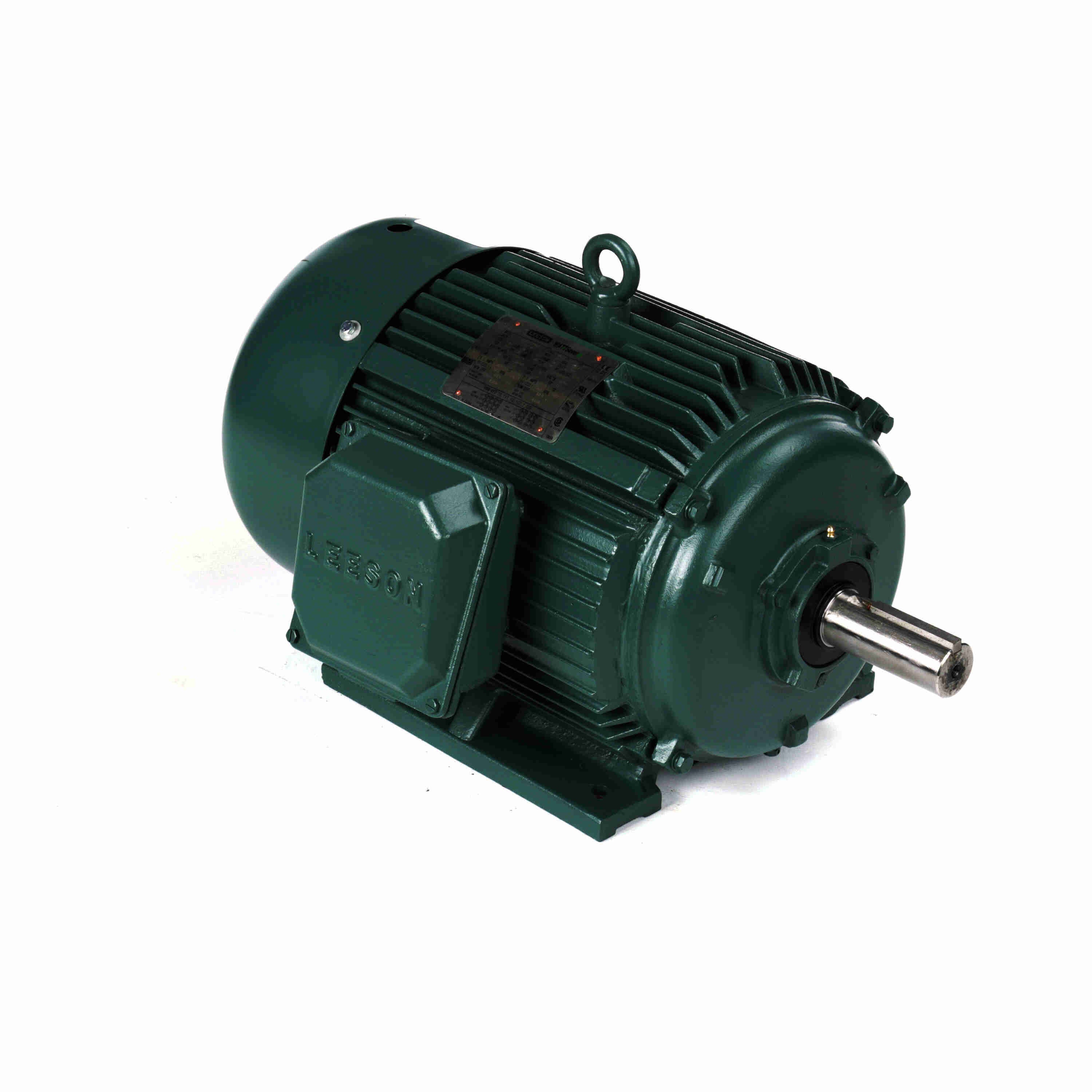 Marathon Electric Washdown Motor, 7.50 & 5 HP, 3 Ph, 60 & 50 Hz, 208-230/460 & 190/380 V, 1800 & 1500 RPM, 213TC Frame, TEFC