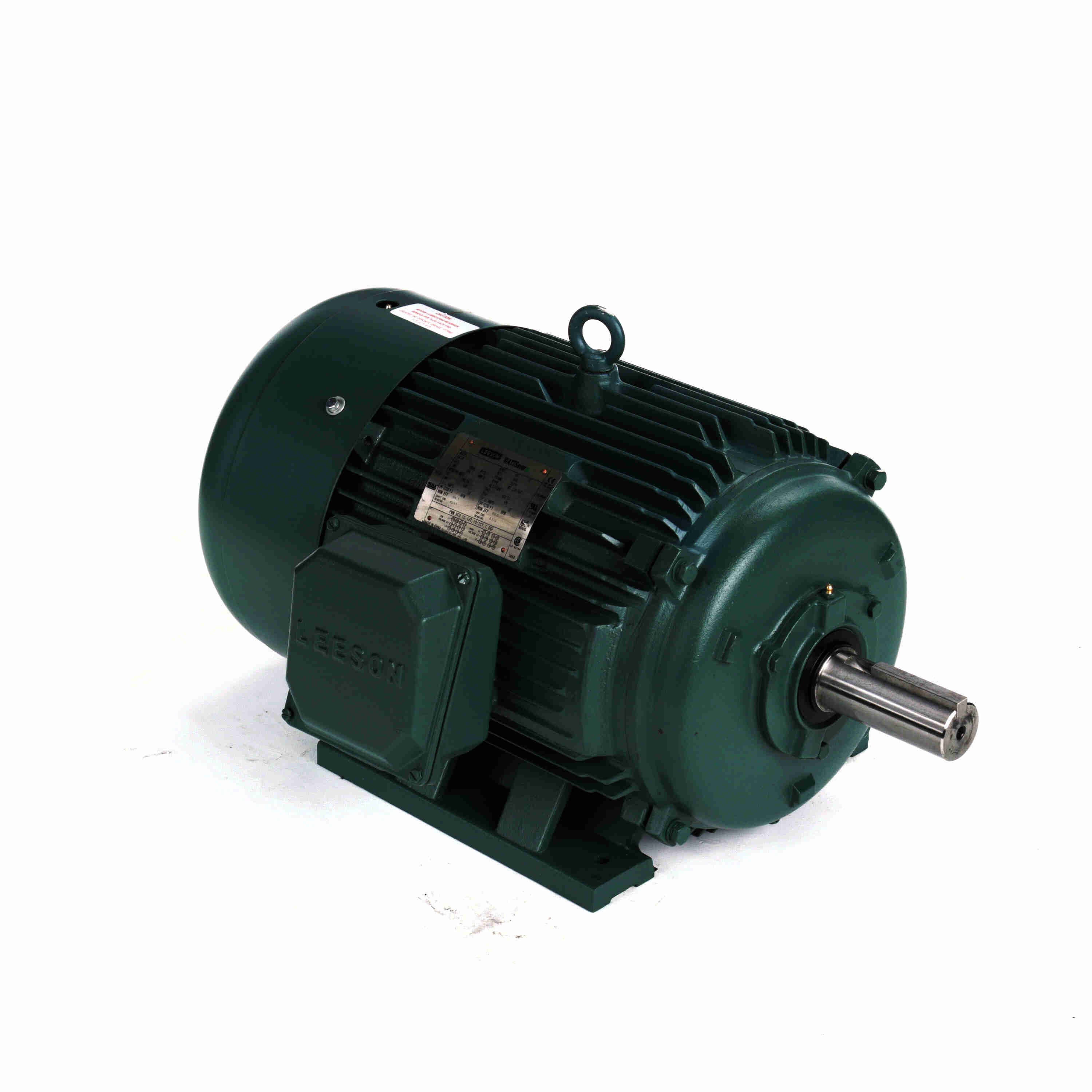 Marathon Electric General Purpose Motor, 3 HP, 3 Ph, 60 Hz, 200 V, 1800 & 1800 RPM, 182T Frame, TEFC