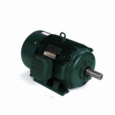 Marathon Electric General Purpose Motor, 3 HP, 3 Ph, 60 Hz, 200 V, 1800 & 1800 RPM, 182T Frame, TEFC