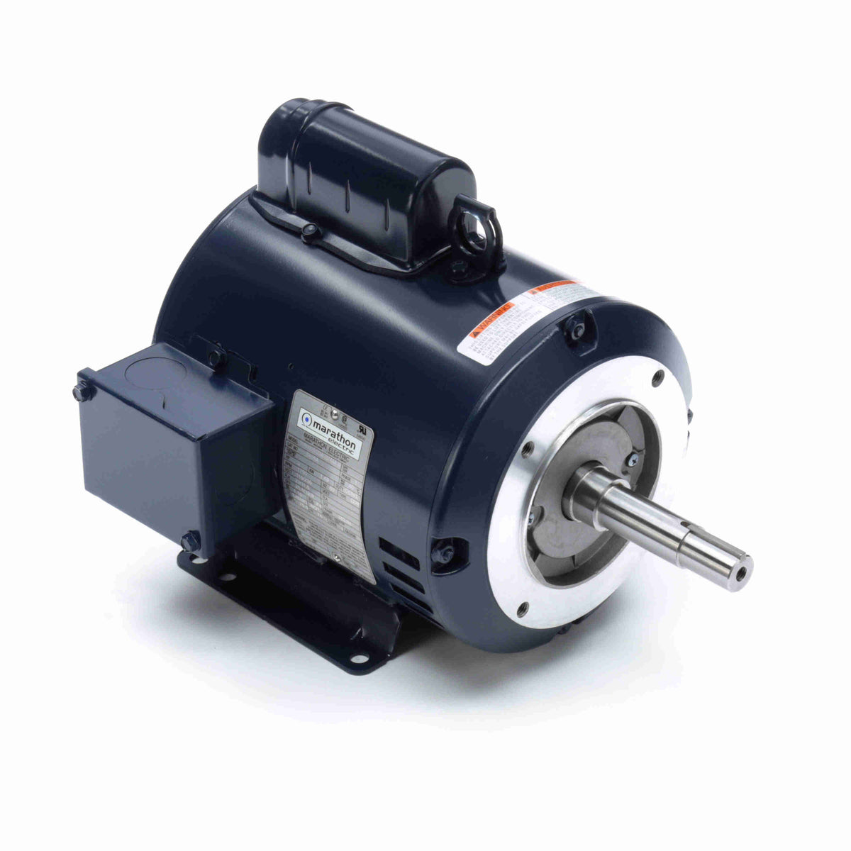 Marathon Electric Close-Coupled Pump Motor, 2 HP, 1 Ph, 60 Hz, 115/230 V, 1800 RPM, 182JM Frame, DP
