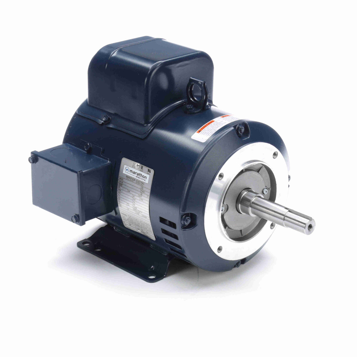 Marathon Electric Close-Coupled Pump Motor, 3 HP, 1 Ph, 60 Hz, 115/230 V, 3600 RPM, 182JM Frame, DP