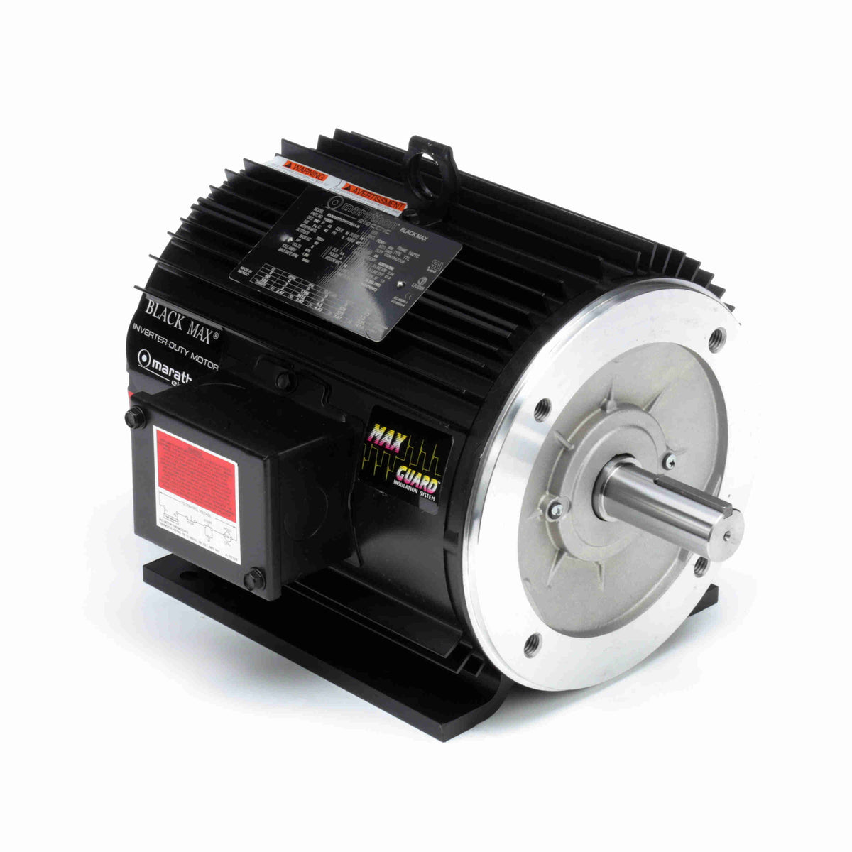 Marathon Electric Speed Ratio Motor, 3 HP, 3 Ph, 60 Hz, 575 V, 1800 & 1800 RPM, 182TC Frame, TENV