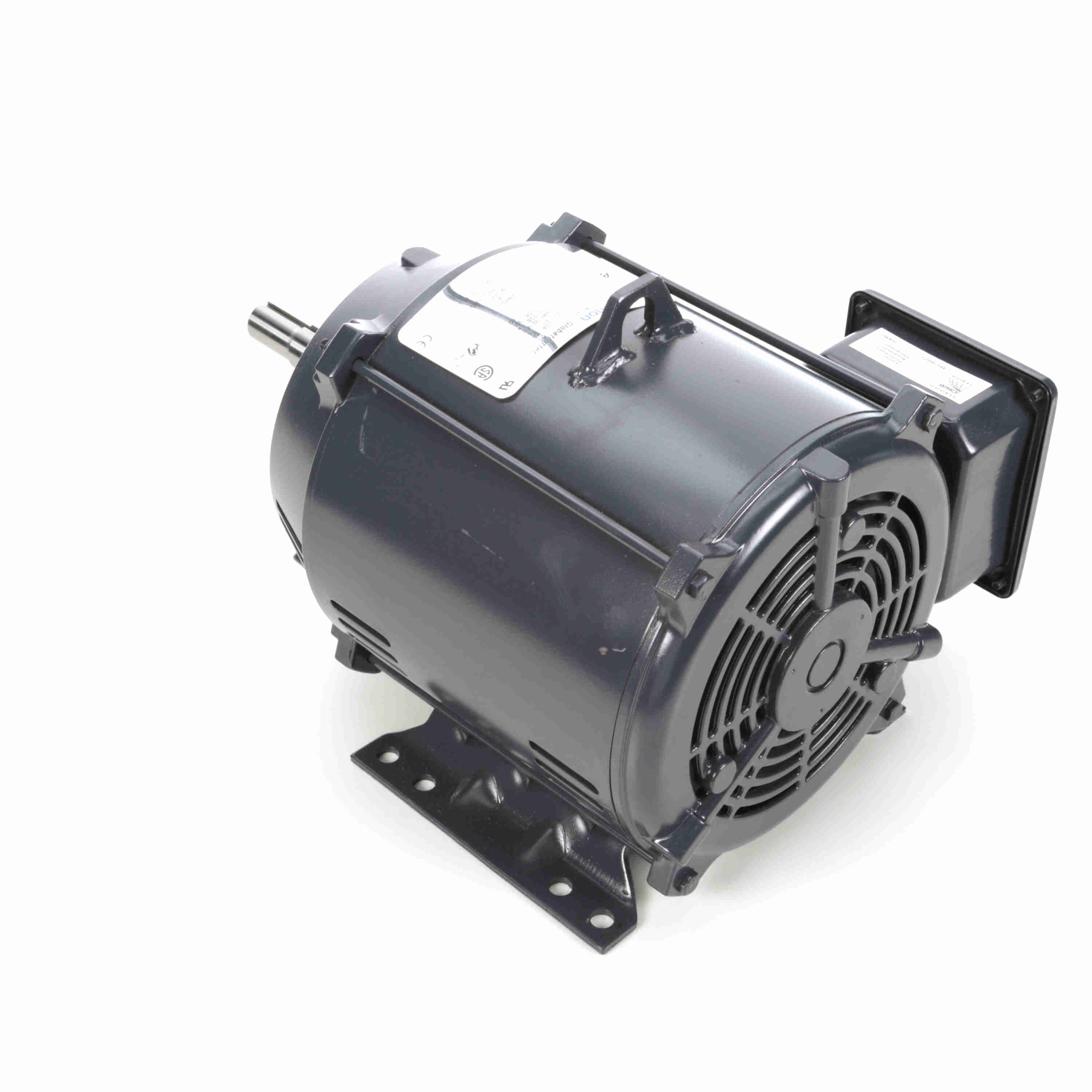 Marathon Electric Close-Coupled Pump Motor, 5 HP, 3 Ph, 60 Hz, 575 V, 3600 & 3600 RPM, 182JM Frame, DP