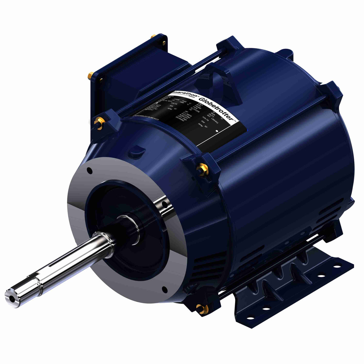 Marathon Electric Close-Coupled Pump Motor, 2 HP, 3 Ph, 60 Hz, 575 V, 1200 & 1200 RPM, 184JP Frame, DP
