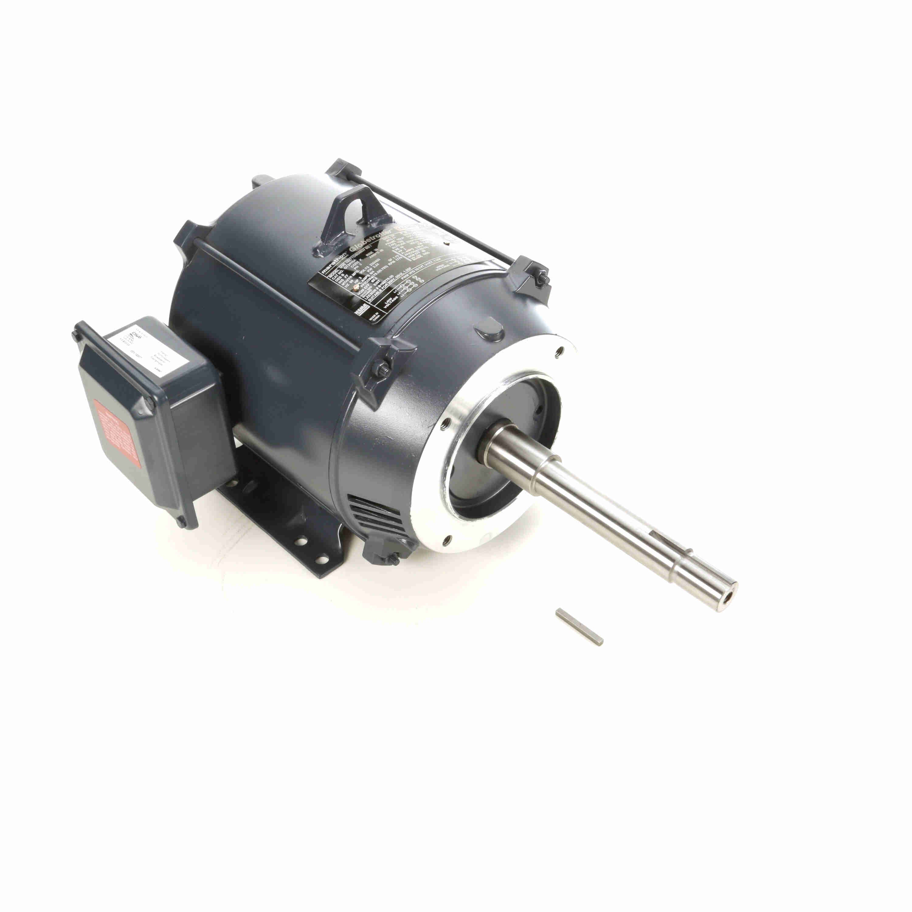 Marathon Electric Close-Coupled Pump Motor, 3 & 2 HP, 3 Ph, 60 & 50 Hz, 230/460 & 190/380 V, 1800 & 1500 RPM, 182JP Frame, DP