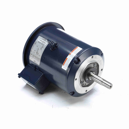 Marathon Electric Close-Coupled Pump Motor, 5 & 5 HP, 3 Ph, 60 & 50 Hz, 230/460 & 190/380 V, 3600 & 3000 RPM, 182JMV Frame, DP