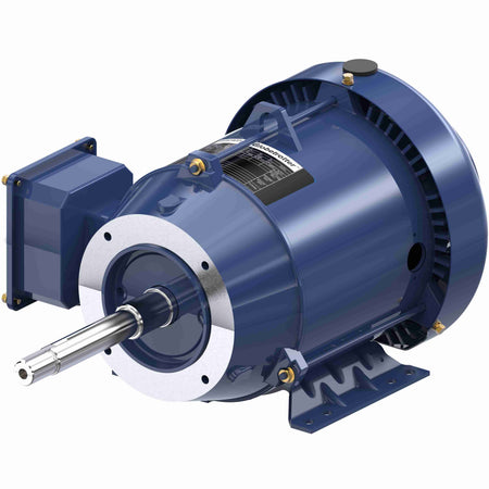 Marathon Electric Close-Coupled Pump Motor, 2 & 1.50 HP, 3 Ph, 60 & 50 Hz, 230/460 & 190/380 V, 1200 & 1000 RPM, 184JP Frame, TEFC