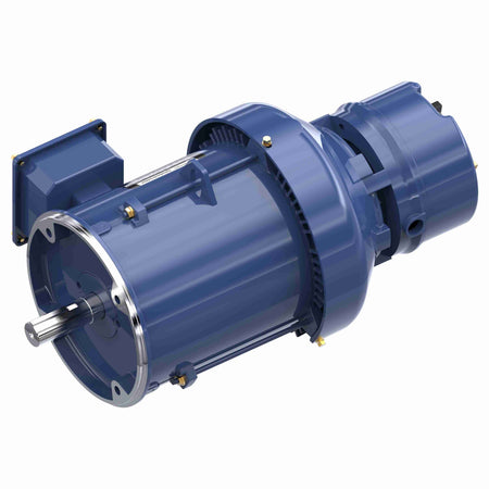 Marathon Electric Brake Motor, 3 & 2 HP, 3 Ph, 60 & 50 Hz, 230/460 & 190/380 V, 1800 & 1500 RPM, 182TC Frame, TEFC