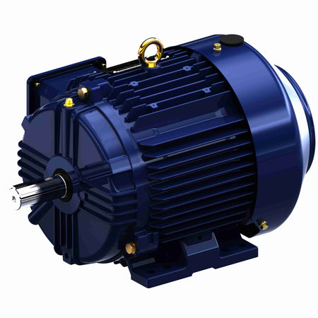 Marathon Electric General Purpose Motor, 1 HP, 3 Ph, 60 Hz, 230/460 V, 900 & 900 RPM, 182T Frame, TEFC