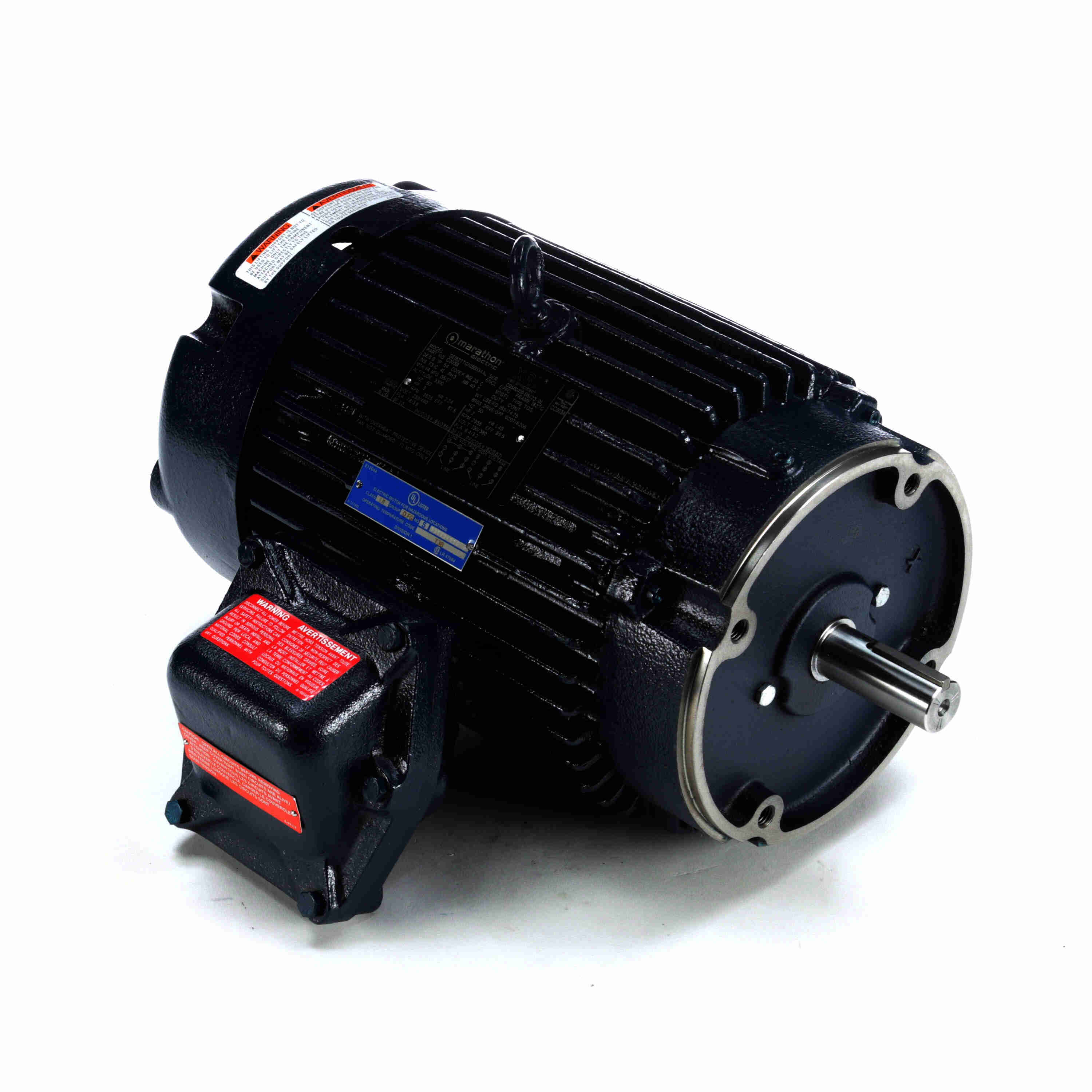 Marathon Electric Explosion Proof Motor, 3 HP, 3 Ph, 60 Hz, 230/460 V, 3600 RPM, 182TC Frame, EPFC