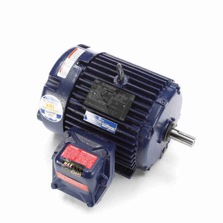 Marathon Electric Cast Iron Motor, 1.50 & 1 HP, 3 Ph, 60 & 50 Hz, 230/460 & 200/400 V, 1200 & 1000 RPM, 100L Frame, TEFC