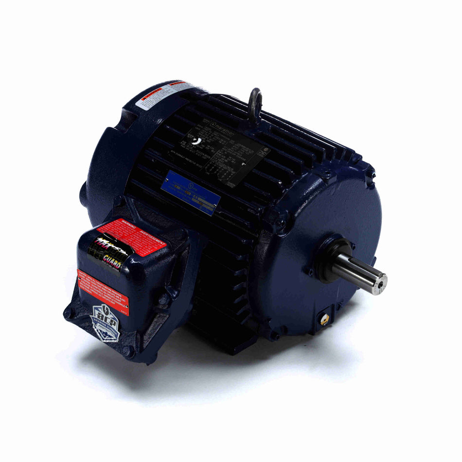 Marathon Electric Explosion Proof Motor, 3 & 2 HP, 3 Ph, 60 & 50 Hz, 230/460 & 190/380 V, 1800 & 1500 RPM, 182T Frame, EPFC