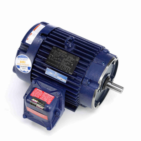 Marathon Electric Cast Iron Motor, 1.50 HP, 3 Ph, 60 Hz, 575 V, 1200 & 1200 RPM, 100L Frame, TEFC