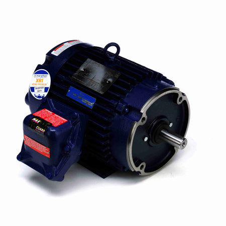 Marathon Electric Explosion Proof Motor, 3 HP, 3 Ph, 60 Hz, 230/460 V, 1800 RPM, 182TC Frame, EPFC