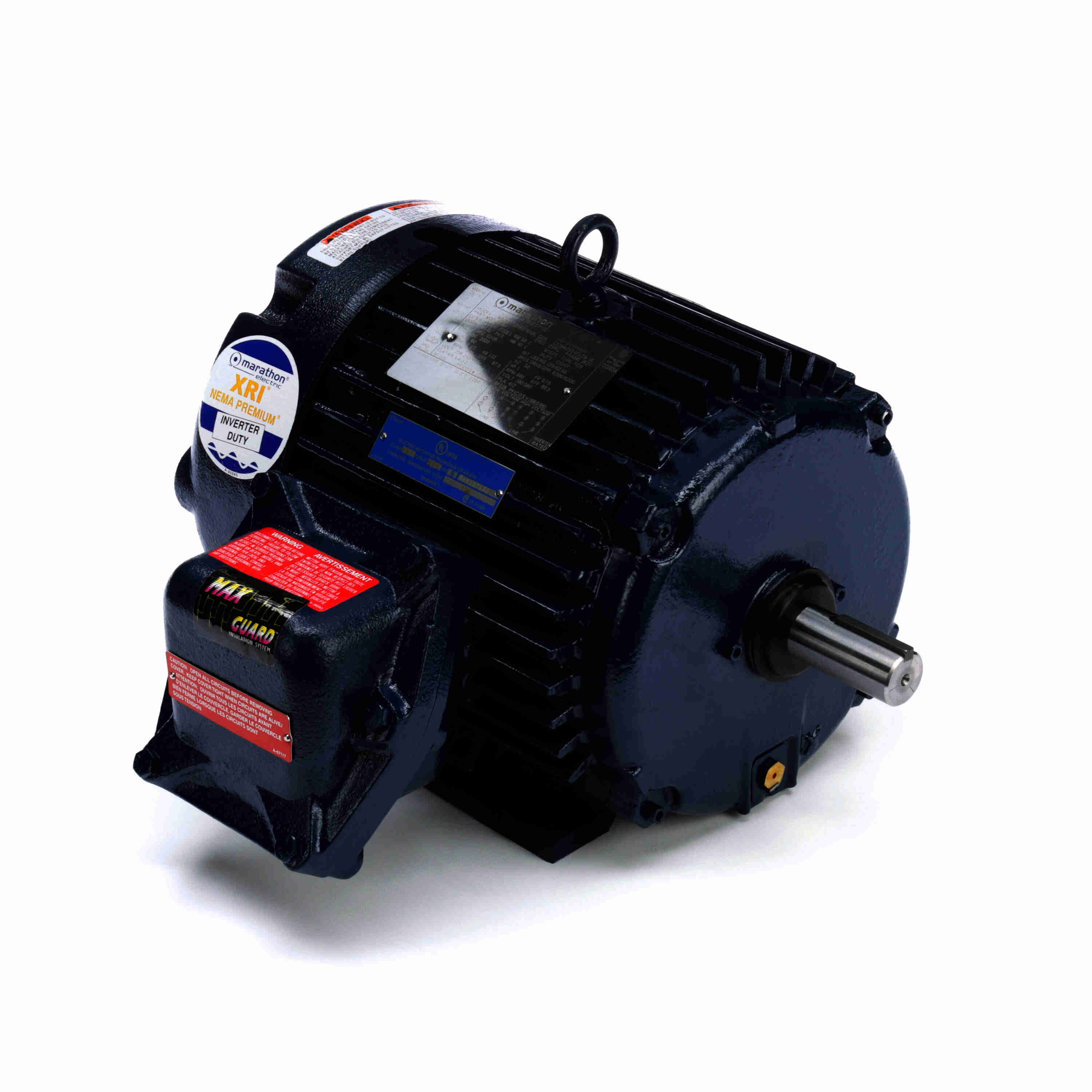 Marathon Electric Explosion Proof Motor, 1.50 & 1 HP, 3 Ph, 60 & 50 Hz, 230/460 & 190/380 V, 1200 & 1000 RPM, 182T Frame, EPFC