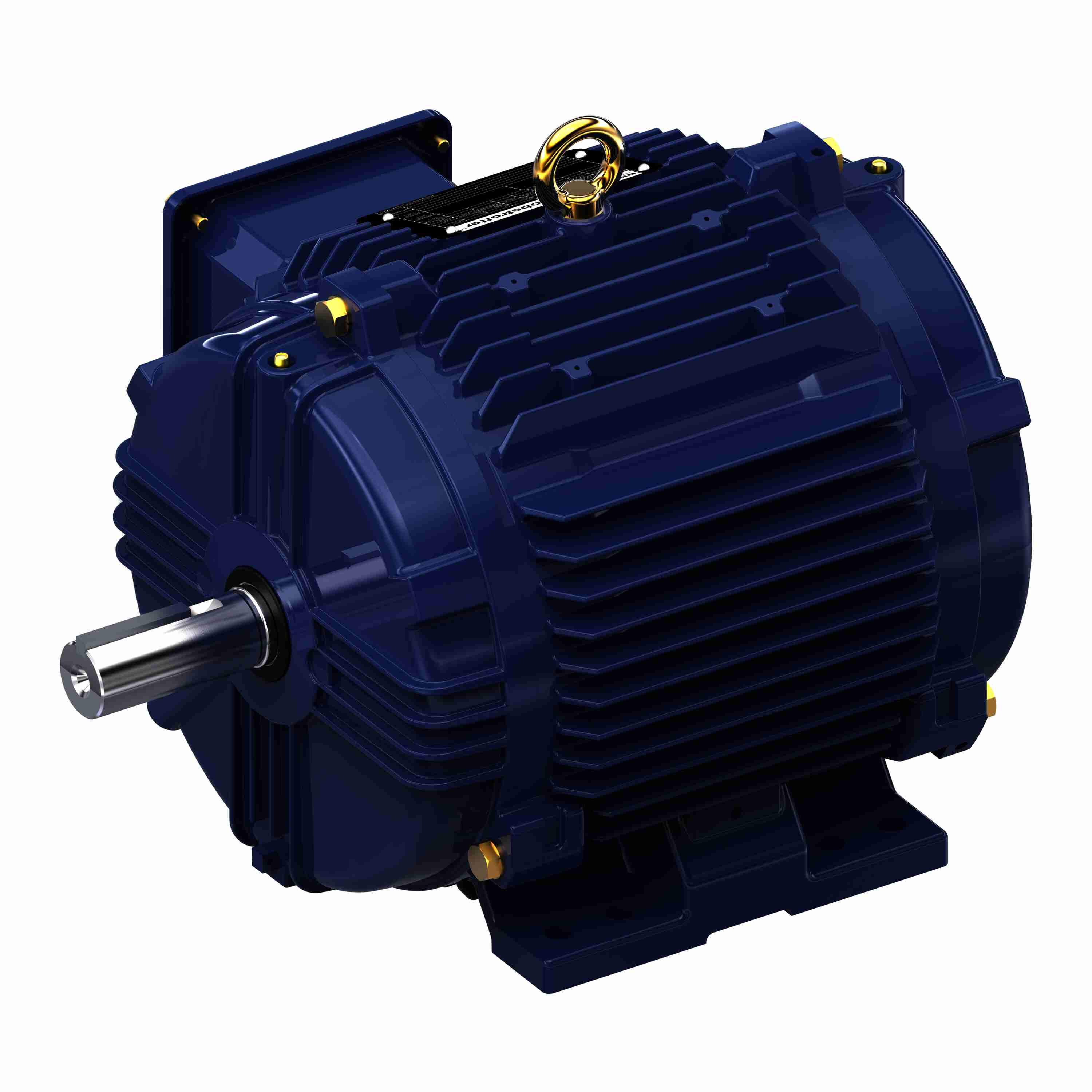 Marathon Electric General Purpose Motor, 1.50 & 1 HP, 3 Ph, 60 & 50 Hz, 230/460 & 190/380 V, 1200 & 1000 RPM, 182T Frame, TENV