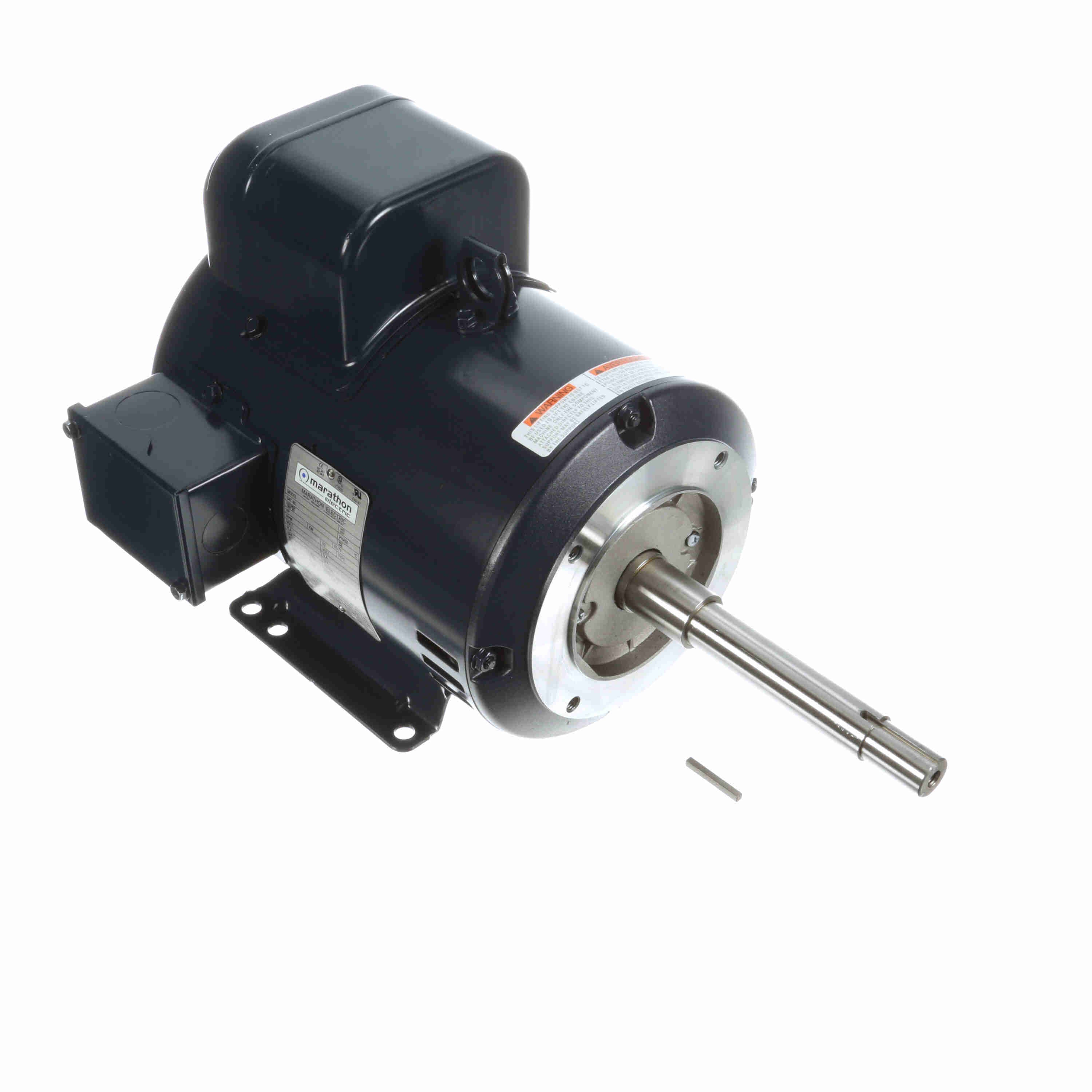 Marathon Electric Close-Coupled Pump Motor, 5 HP, 1 Ph, 60 Hz, 230 V, 3600 RPM, 184JP Frame, DP