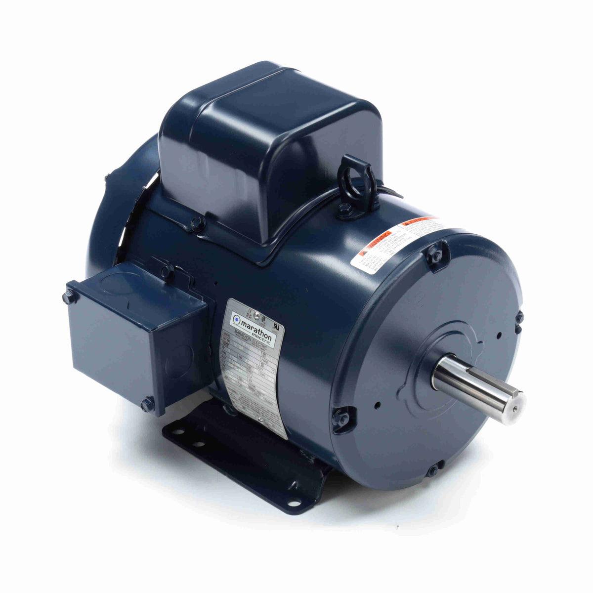 Marathon Electric General Purpose Motor, 3 HP, 1 Ph, 60 Hz, 115/208-230 V, 1800 RPM, 184T Frame, TEFC