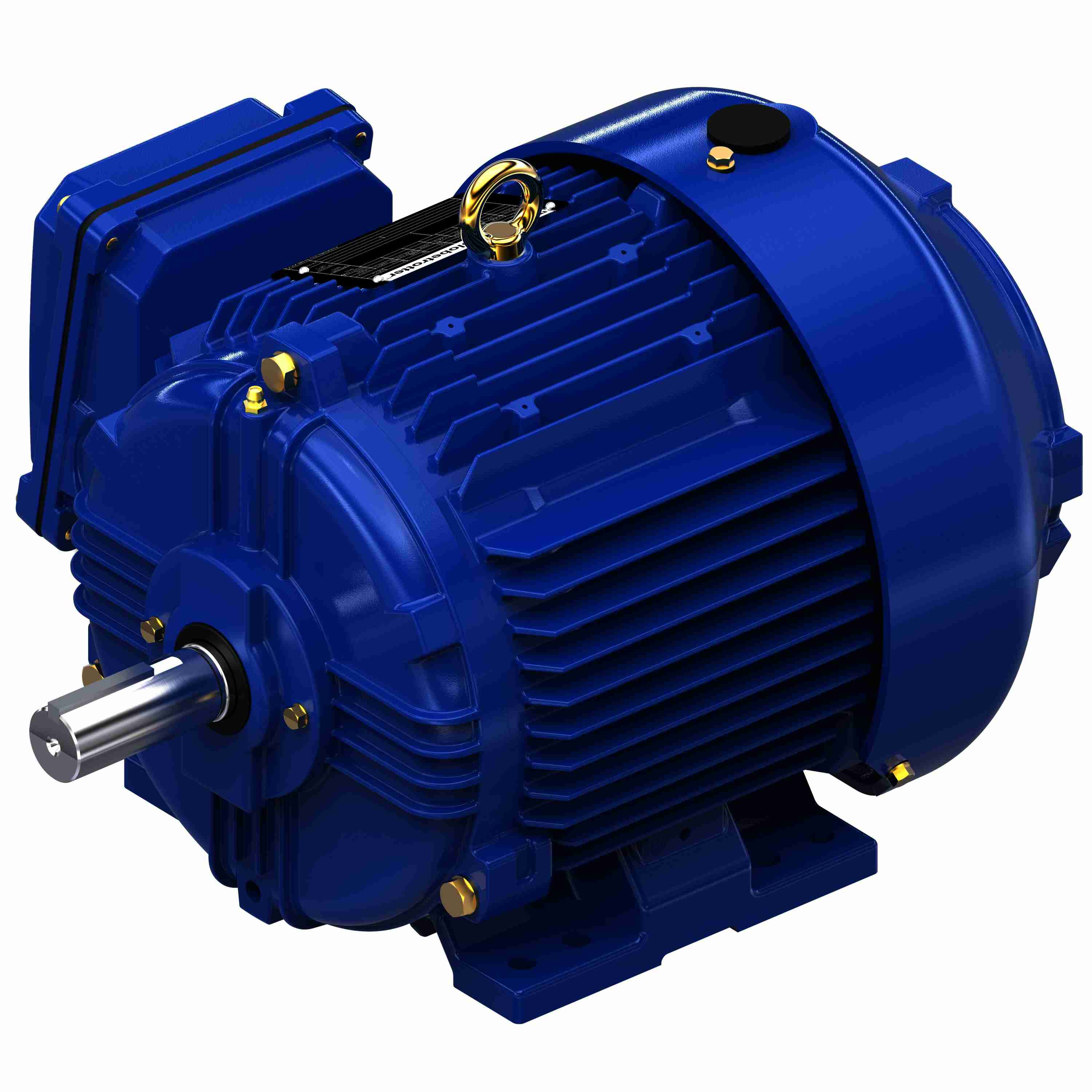 Marathon Electric Severe Duty Motor, 1.50 HP, 3 Ph, 60 Hz, 460 V, 900 & 900 RPM, 184T Frame, TEFC