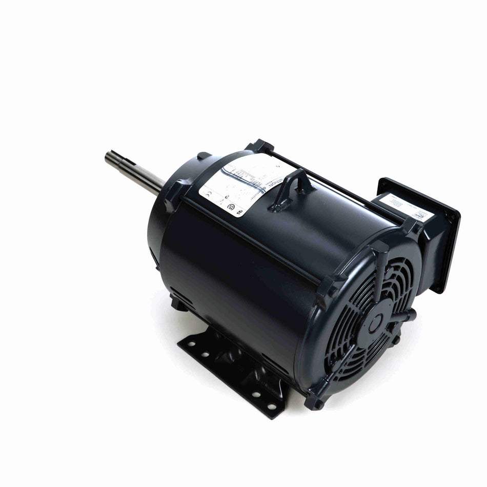 Marathon Electric Close-Coupled Pump Motor, 7.50 HP, 3 Ph, 60 Hz, 575 V, 3600 & 3600 RPM, 184JP Frame, DP