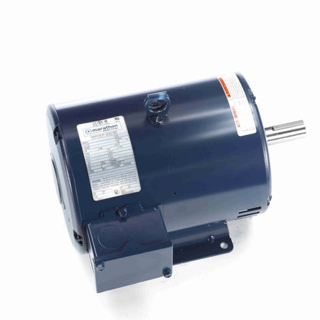Marathon Electric Multispeed Motor, 5 & 1.25 HP, 3 Ph, 60 Hz, 460 & 460 V, 1800 & 1800 RPM, 184T Frame, DP