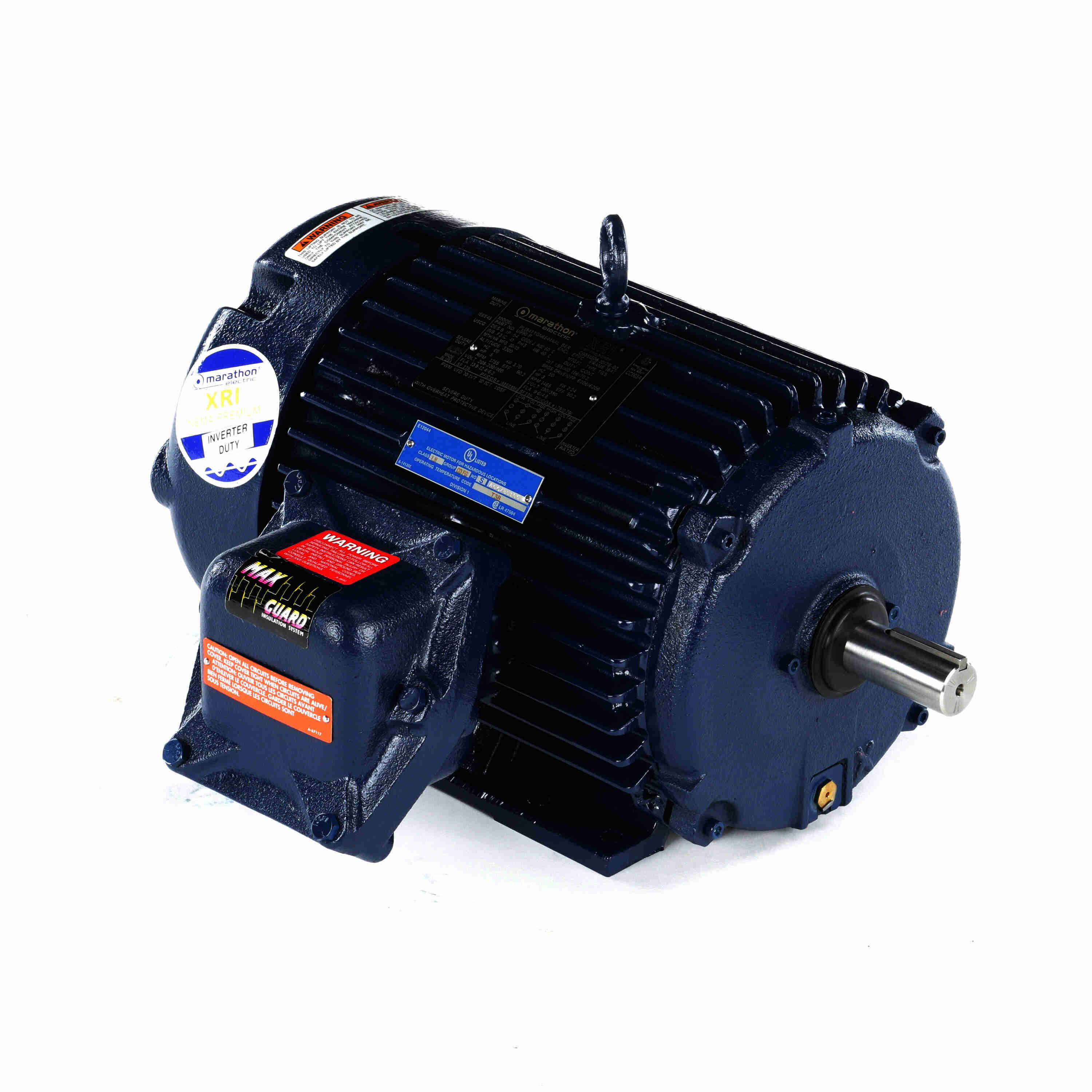Marathon Electric Explosion Proof Motor, 5 & 3 HP, 3 Ph, 60 & 50 Hz, 230/460 & 190/380 V, 1800 & 1500 RPM, 184T Frame, EPFC
