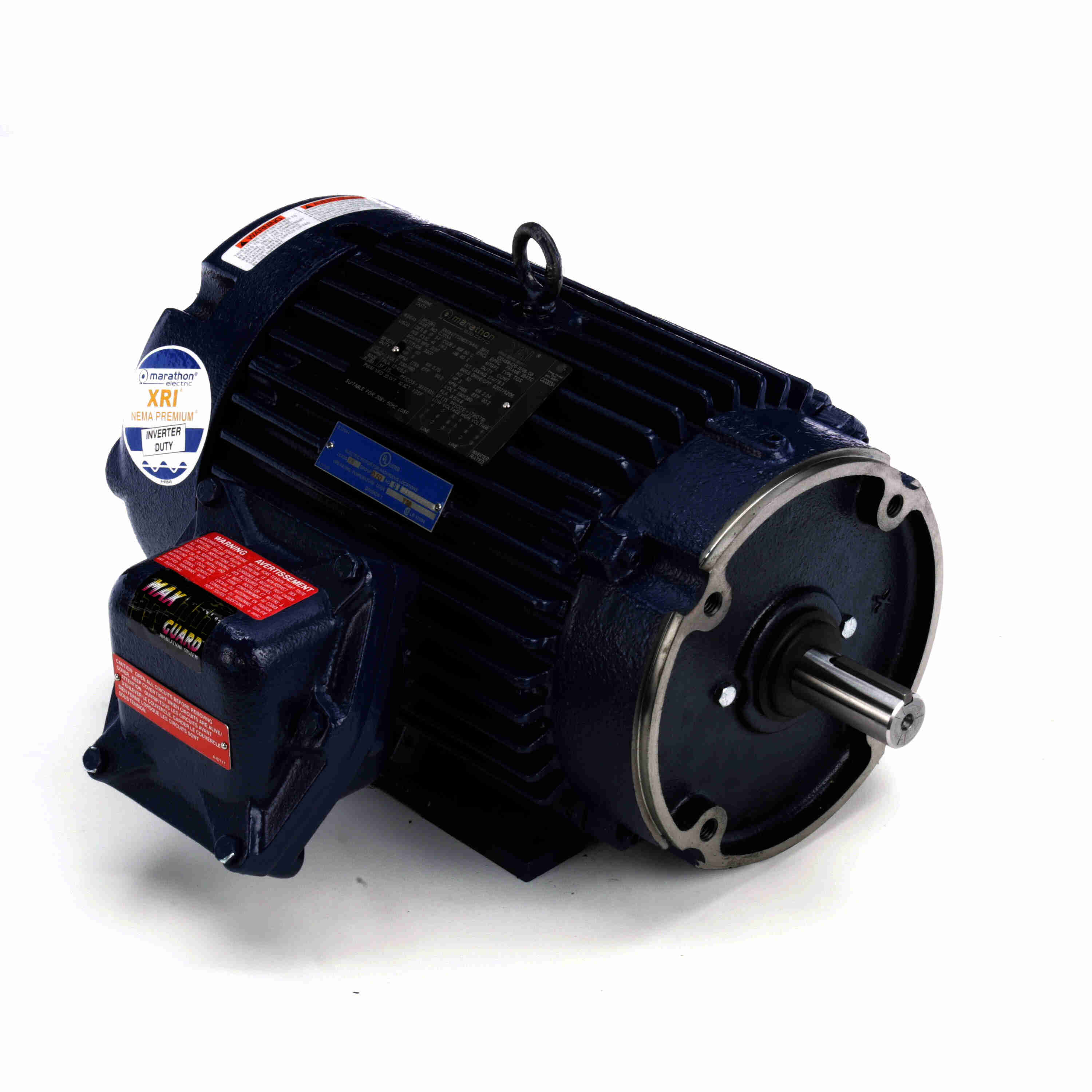 Marathon Electric Explosion Proof Motor, 5 & 3 HP, 3 Ph, 60 & 50 Hz, 230/460 & 190/380 V, 1800 & 1500 RPM, 184TC Frame, EPFC