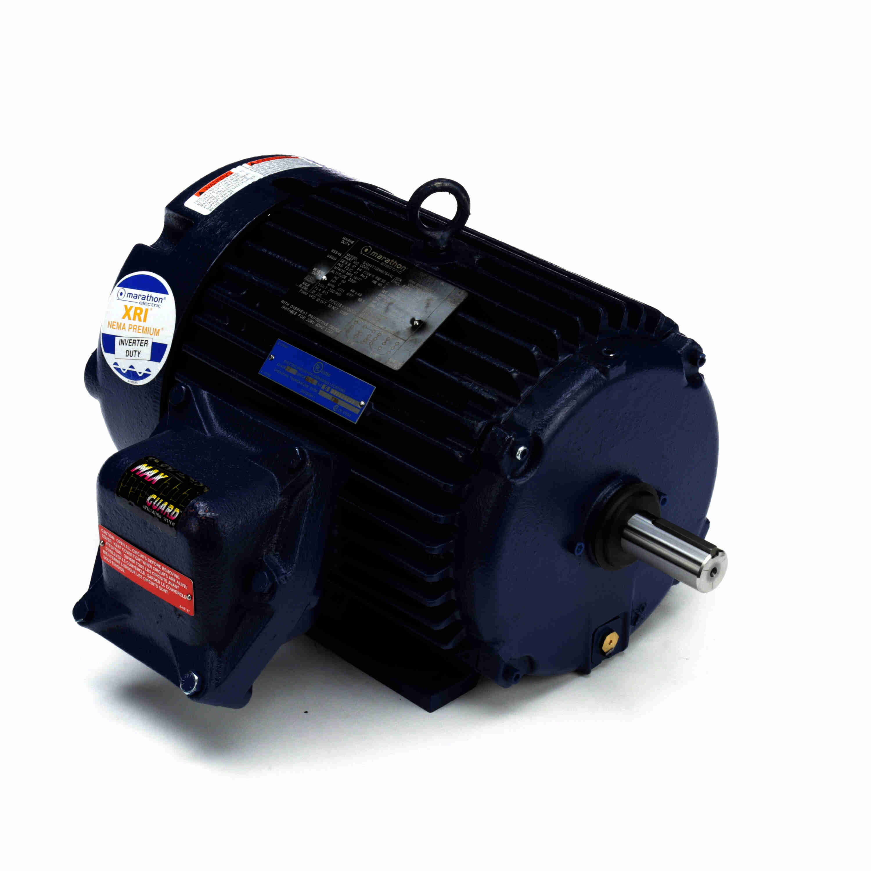 Marathon Electric Explosion Proof Motor, 2 & 1.50 HP, 3 Ph, 60 & 50 Hz, 230/460 & 190/380 V, 1200 & 1000 RPM, 184T Frame, EPFC