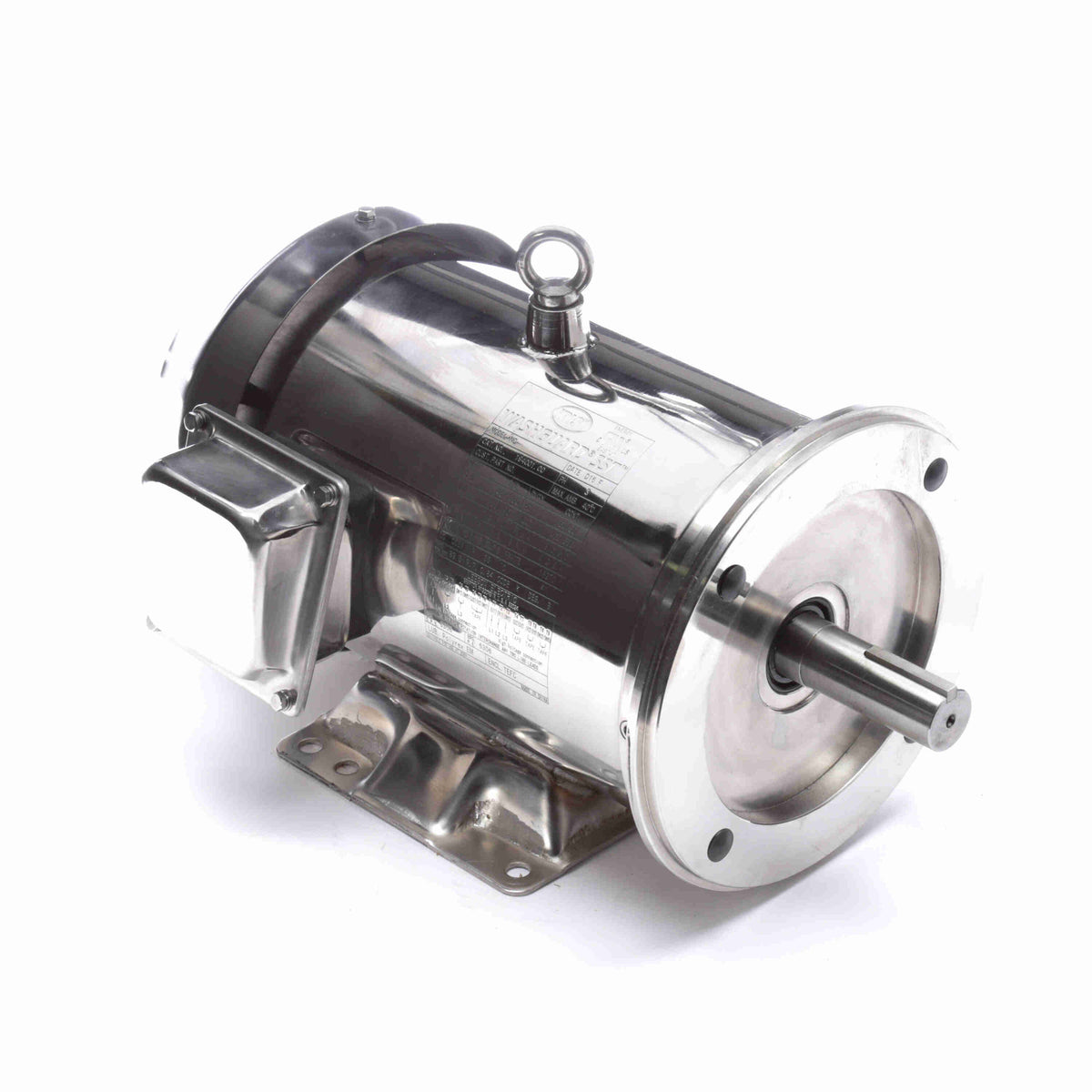Marathon Electric Washdown Motor, 25 & 20 HP, 3 Ph, 60 & 50 Hz, 208-230/460 & 190/380 V, 1800 & 1500 RPM, 284TC Frame, TEFC