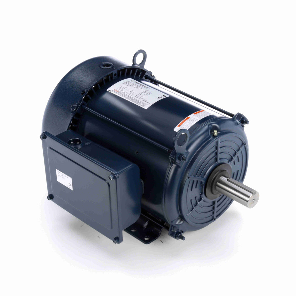 Marathon Electric General Purpose Motor, 7.50 HP, 1 Ph, 60 Hz, 208-230 V, 3600 & 3600 RPM, 213T Frame, TEFC