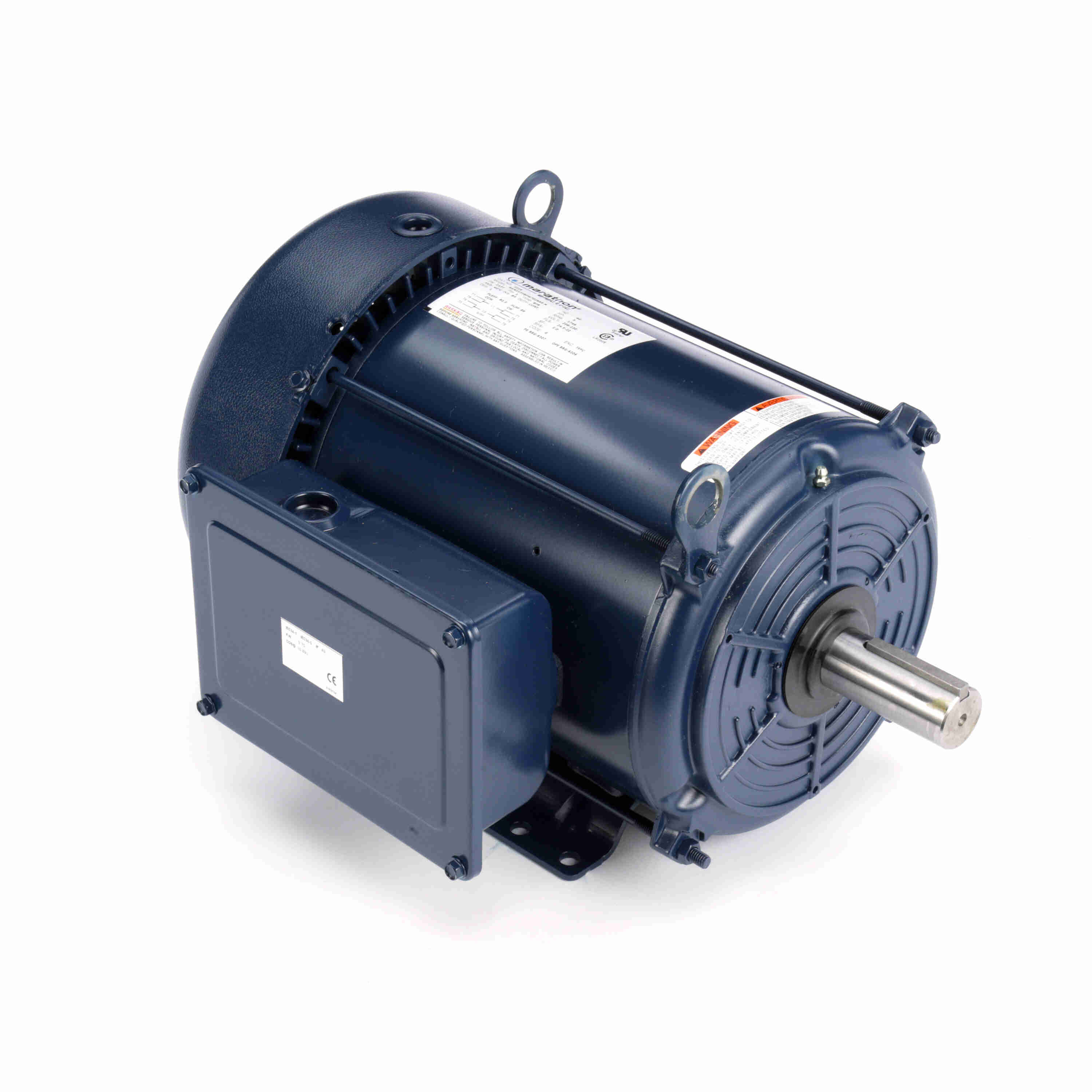 Marathon Electric General Purpose Motor, 5 HP, 1 Ph, 60 Hz, 208-230 V, 1800 & 1800 RPM, 213T Frame, TEFC