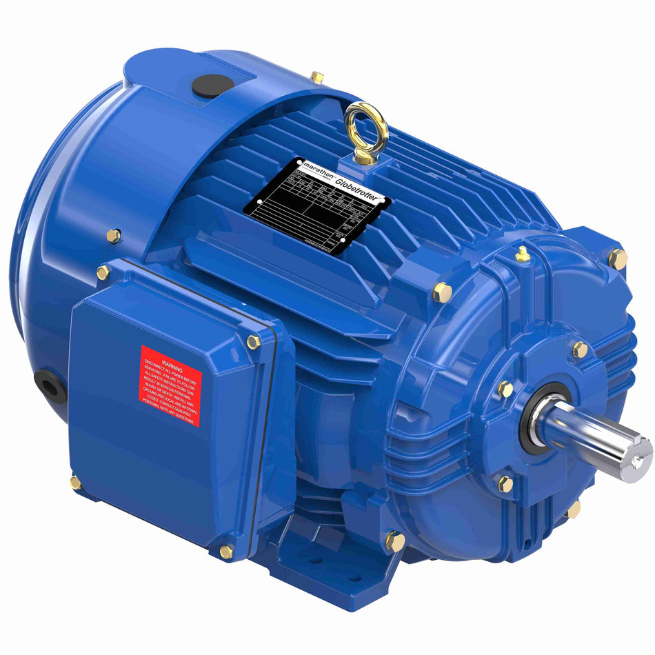 Marathon Electric Severe Duty Motor, 7.50 HP, 3 Ph, 60 Hz, 460 V, 1800 RPM, 213T Frame, TEFC