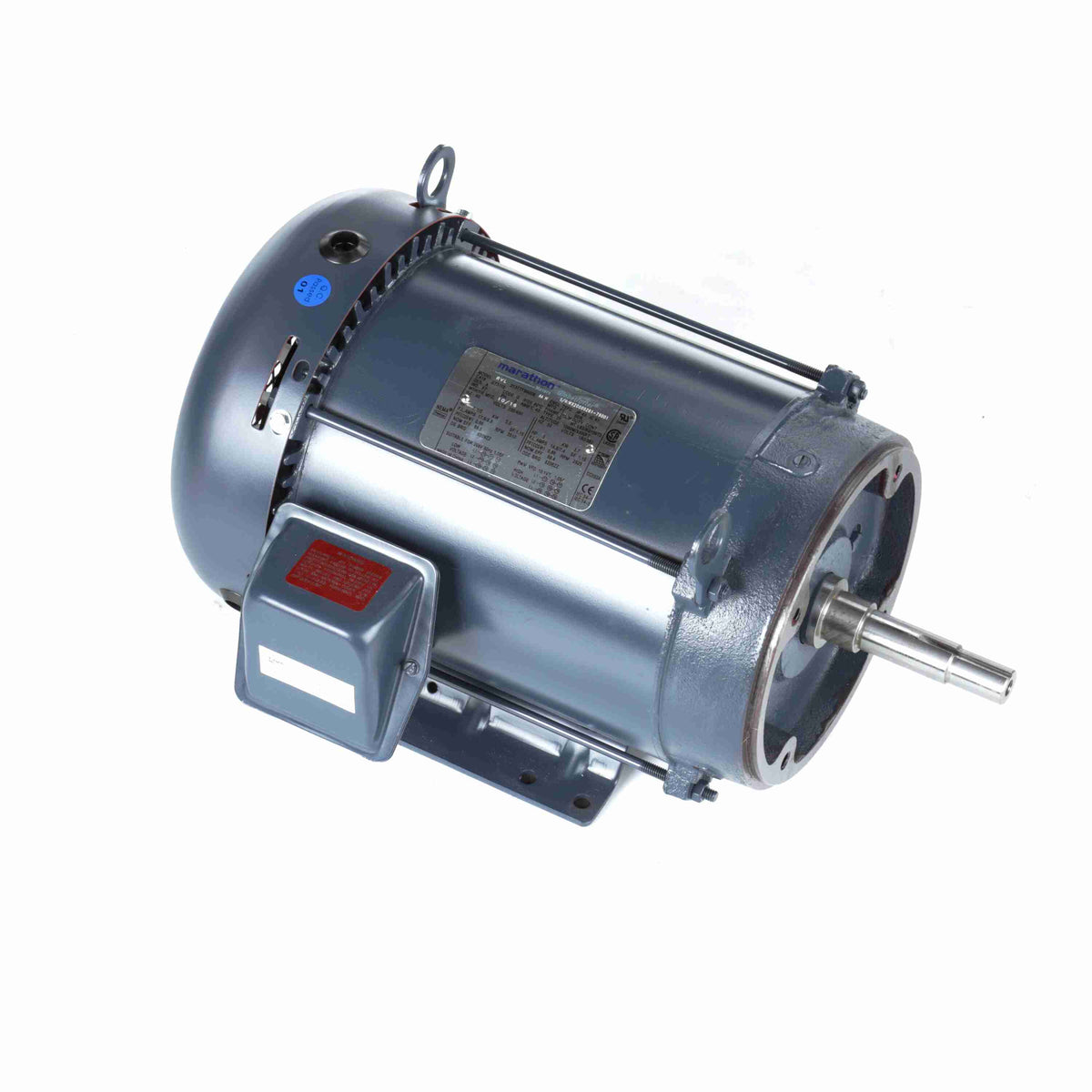 Marathon Electric Close-Coupled Pump Motor, 7.50 & 5 HP, 3 Ph, 60 & 50 Hz, 230/460 & 190/380 V, 3600 & 3000 RPM, 213JM Frame, TEFC