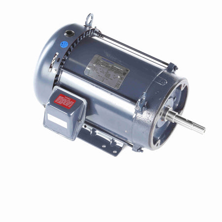 Marathon Electric Close-Coupled Pump Motor, 7.50 HP, 3 Ph, 60 Hz, 575 V, 3600 RPM, 213JM Frame, TEFC