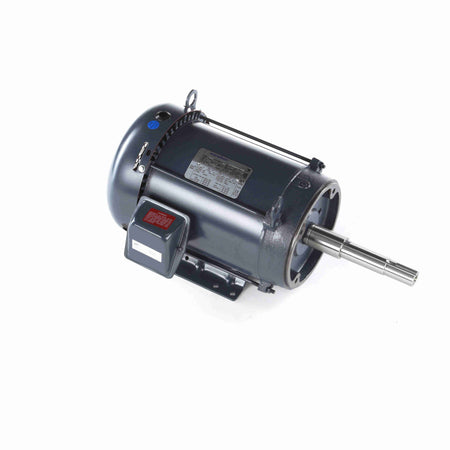 Marathon Electric Close-Coupled Pump Motor, 3 & 2 HP, 3 Ph, 60 & 50 Hz, 230/460 & 190/380 V, 1200 & 1000 RPM, 213JP Frame, TEFC