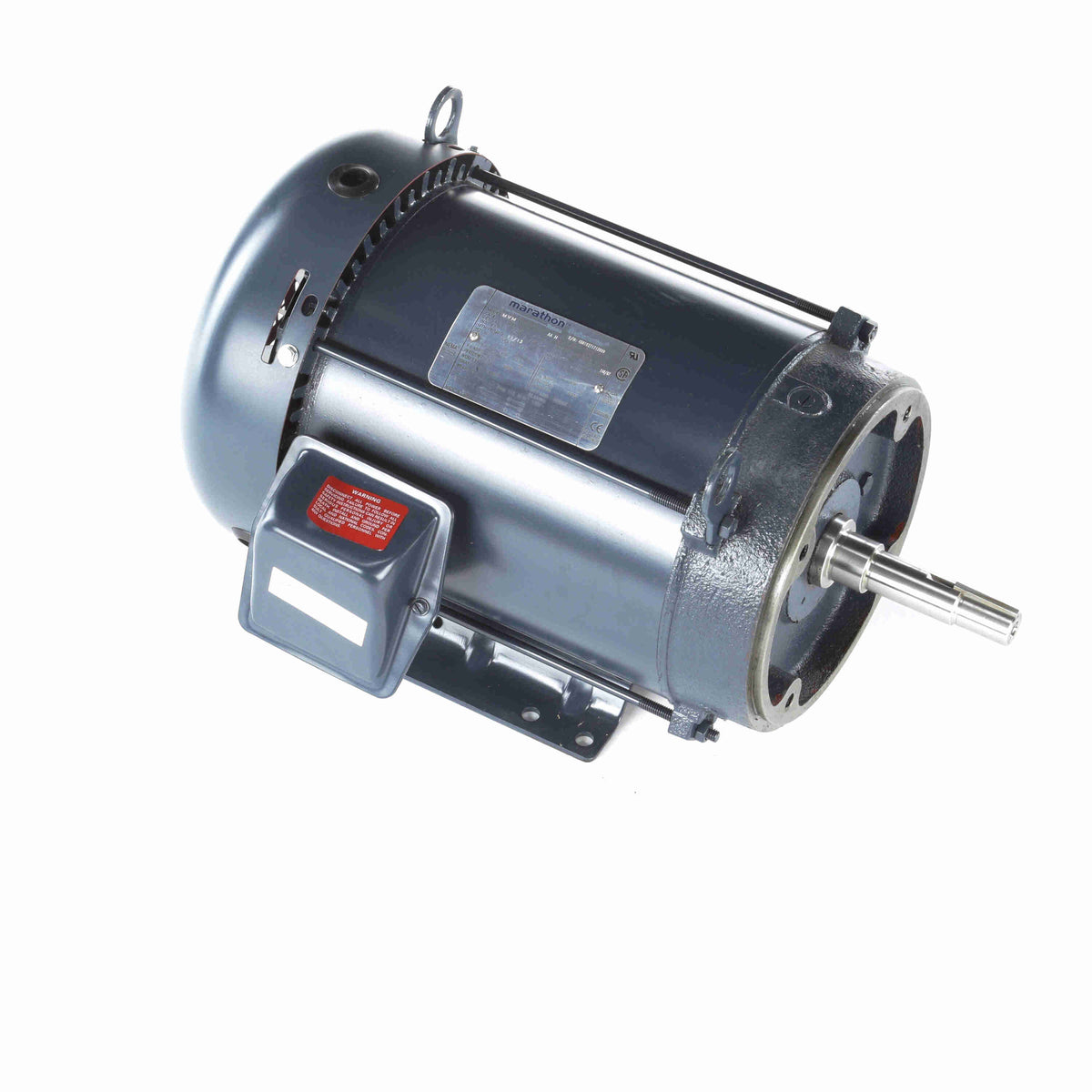Marathon Electric Close-Coupled Pump Motor, 7.50 HP, 3 Ph, 60 Hz, 575 V, 1800 RPM, 213JM Frame, TEFC