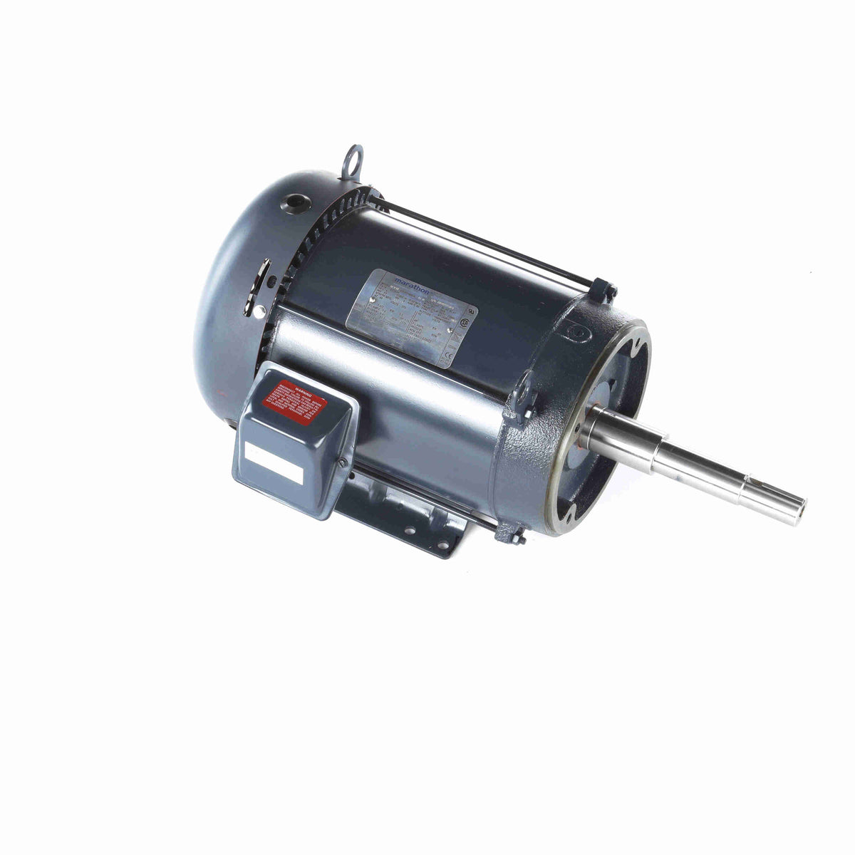 Marathon Electric Close-Coupled Pump Motor, 7.50 HP, 3 Ph, 60 Hz, 575 V, 1800 RPM, 213JP Frame, TEFC