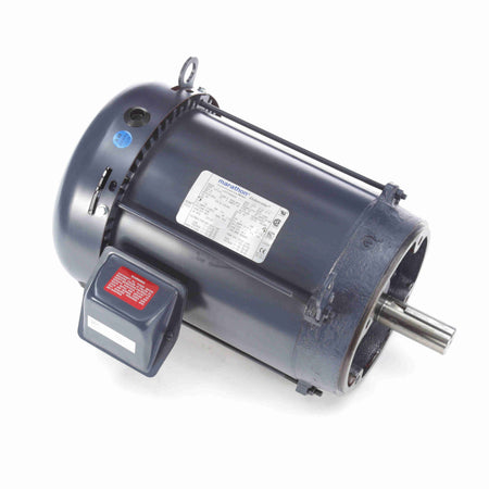 Marathon Electric General Purpose Motor, 7.50 & 5 HP, 3 Ph, 60 & 50 Hz, 230/460 & 190/380 V, 3600 & 3000 RPM, 213TC Frame, TEFC
