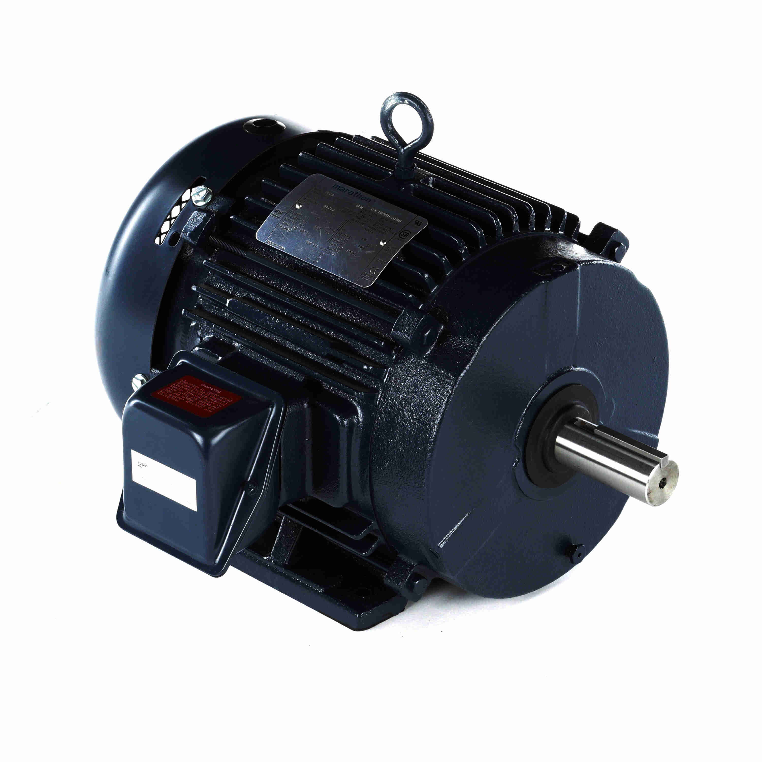 Marathon Electric General Purpose Motor, 5 & 3 HP, 3 Ph, 60 & 50 Hz, 230/460 & 190/380 V, 1800 & 1500 RPM, 184TC Frame, DP
