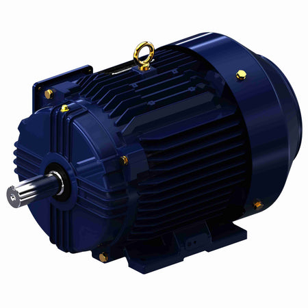 Marathon Electric General Purpose Motor, 2 & 1.50 HP, 3 Ph, 60 & 50 Hz, 230/460 & 190/380 V, 900 & 750 RPM, 213T Frame, TEFC