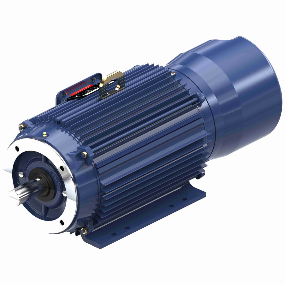Marathon Electric Brake Motor, 7.50 & 5 HP, 3 Ph, 60 & 50 Hz, 230/460 & 190/380 V, 1800 & 1500 RPM, 213TC Frame, TENV