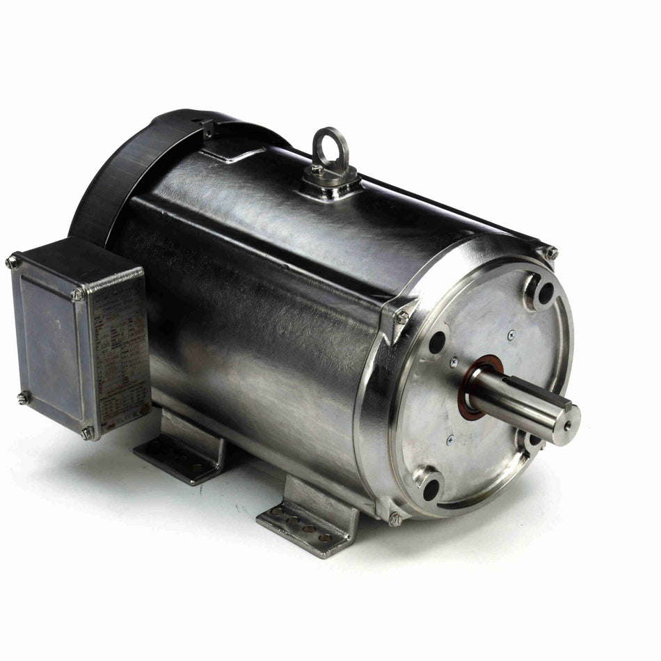 Marathon Electric Close-Coupled Pump Motor, 25 HP, 3 Ph, 60 Hz, 575 V, 1800 & 1800 RPM, 284JM Frame, DP