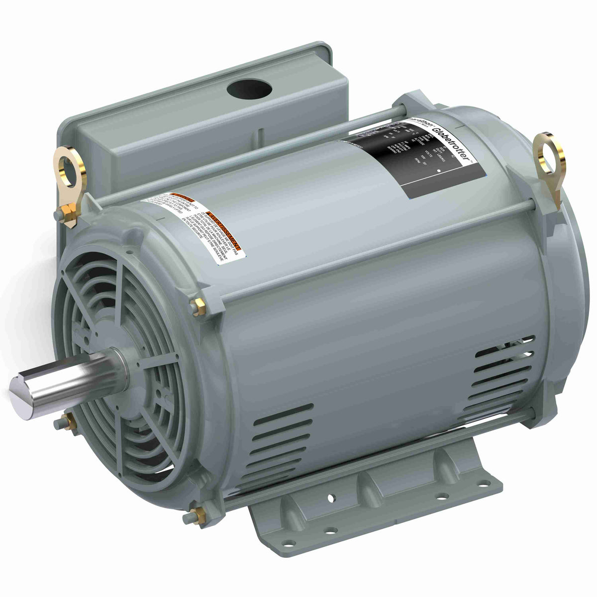 Marathon Electric General Purpose Motor, 3 HP, 1 Ph, 60 Hz, 230 V, 1200 & 1200 RPM, 215T Frame, DP