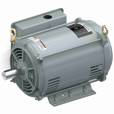 Marathon Electric General Purpose Motor, 3 HP, 1 Ph, 60 Hz, 230 V, 1200 & 1200 RPM, 215T Frame, DP