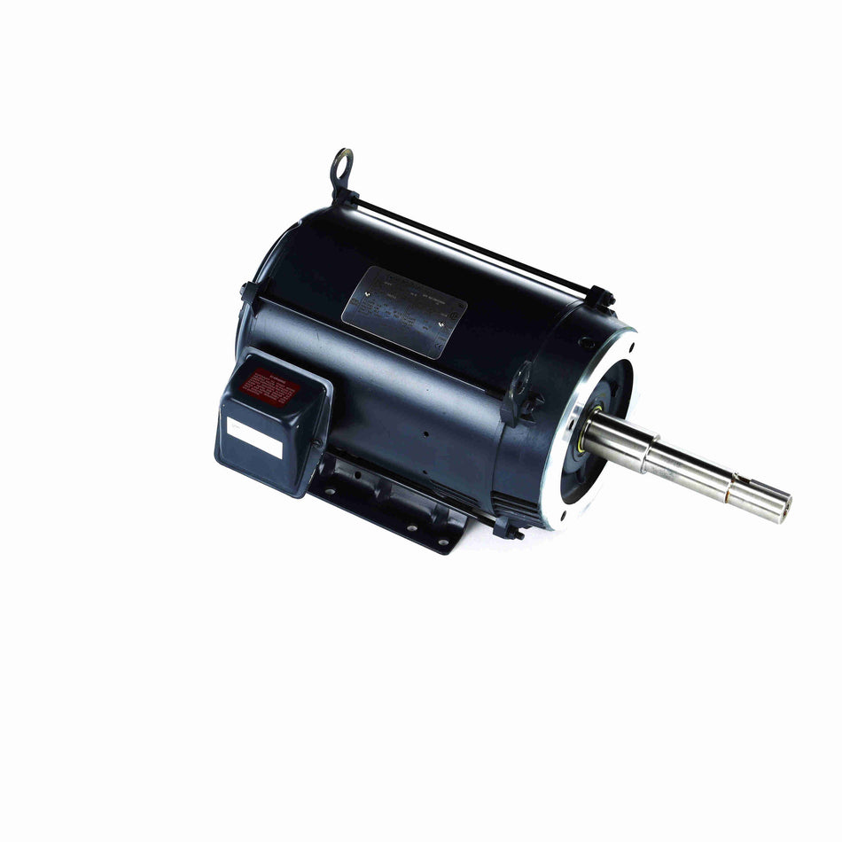 Marathon Electric Close-Coupled Pump Motor, 15 HP, 3 Ph, 60 Hz, 575 V, 3600 RPM, 215JP Frame, DP