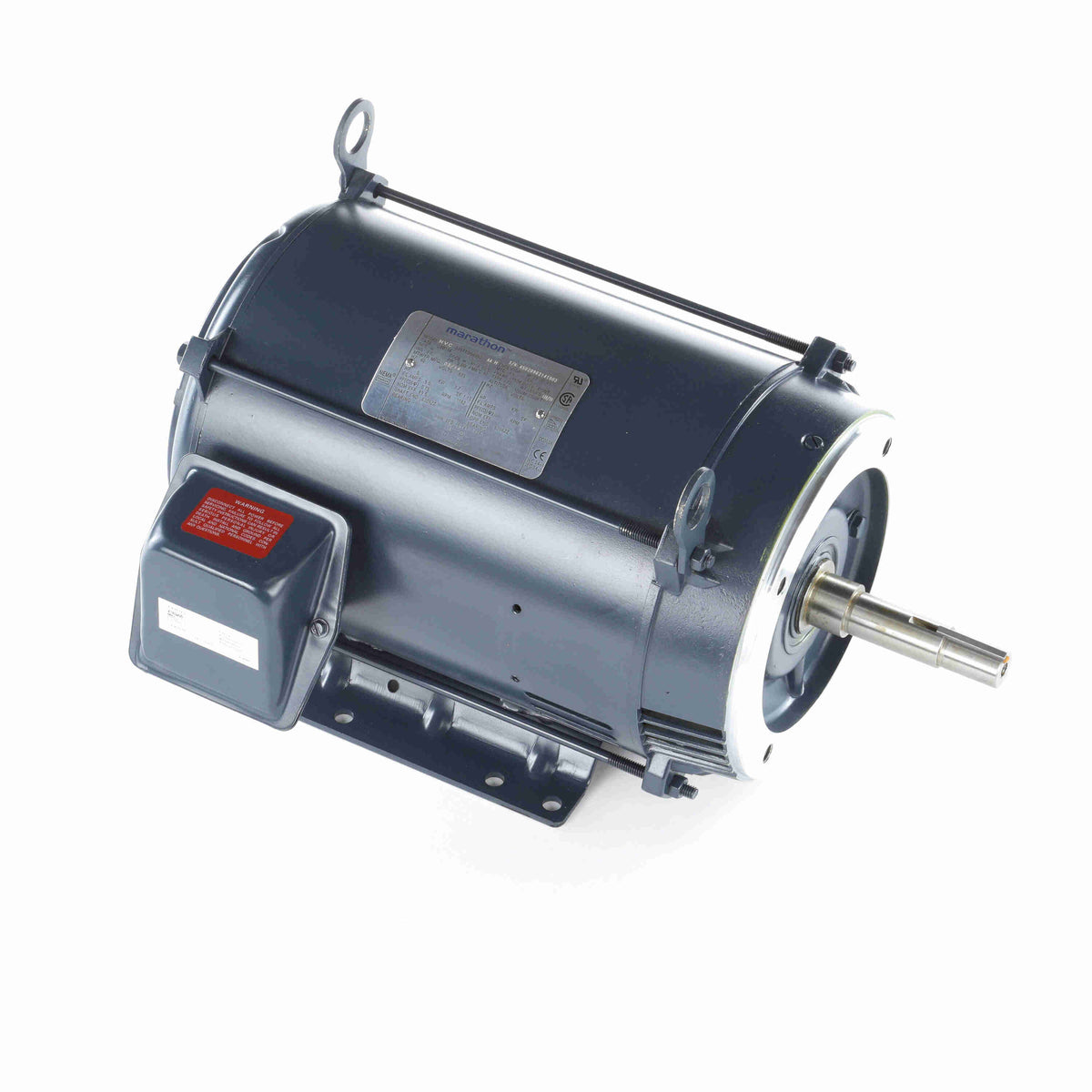 Marathon Electric Close-Coupled Pump Motor, 5 HP, 3 Ph, 60 Hz, 575 V, 1200 RPM, 215JM Frame, DP