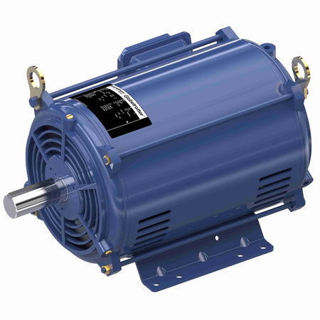 Marathon Electric Multispeed Motor, 10 & 2.50 HP, 3 Ph, 60 Hz, 200-230 & 200-230 V, 1800 & 1800 RPM, 215T Frame, DP