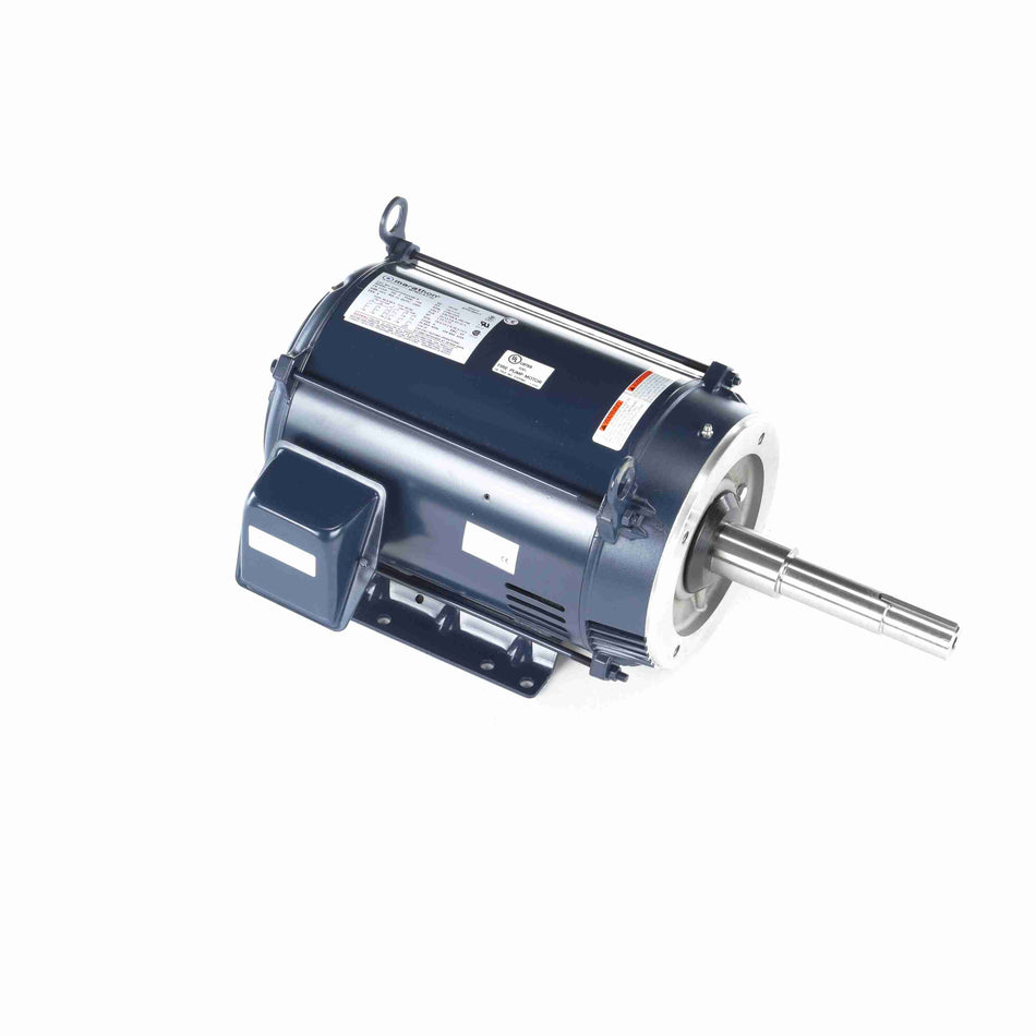 Marathon Electric Close-Coupled Pump Motor, 10 & 7.50 HP, 3 Ph, 60 & 50 Hz, 230/460 & 190/380 V, 1800 & 1500 RPM, 215JP Frame, DP