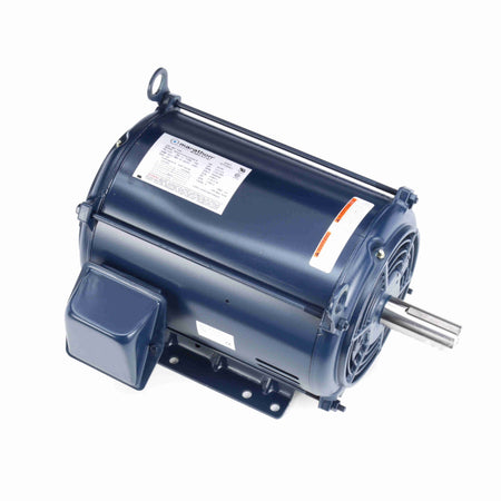 Marathon Electric Multispeed Motor, 5 & 1.25 HP, 3 Ph, 60 Hz, 460 & 460 V, 1800 & 1800 RPM, 215T Frame, DP